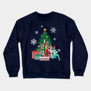 Power Rangers Around The Christmas Tree Crewneck Sweatshirt
